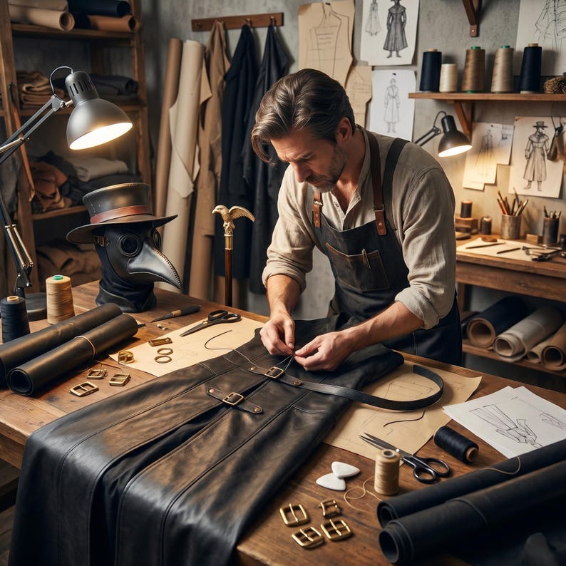 Plague Doctor Coat craftsmanship