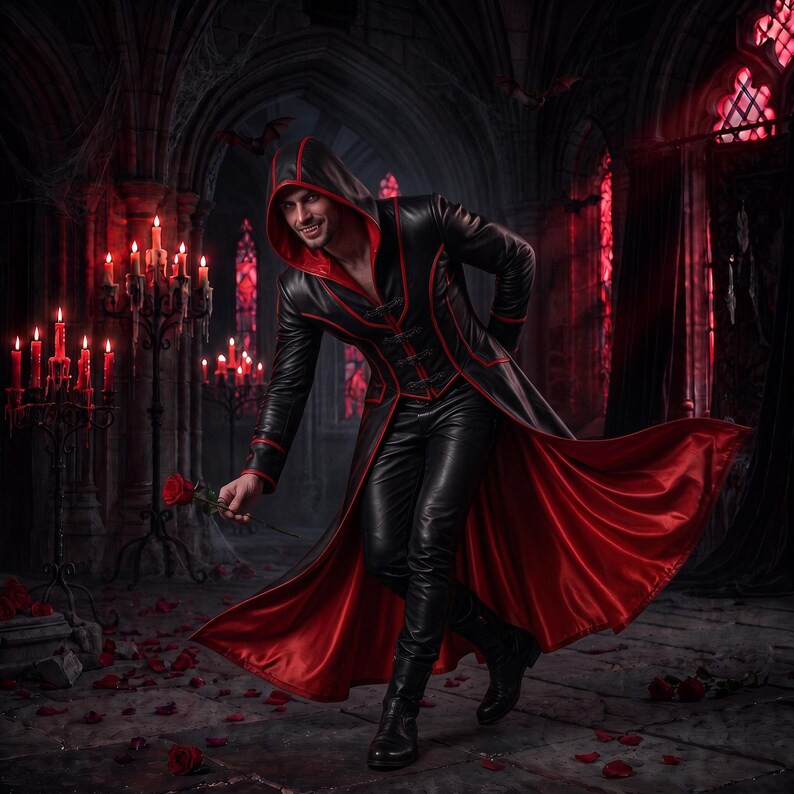 Gothic Vampire Cosplay Outfit image 5