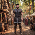Handmade Leather Scale Armor Vest image 5