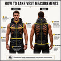 Rib cage vest measurement guide