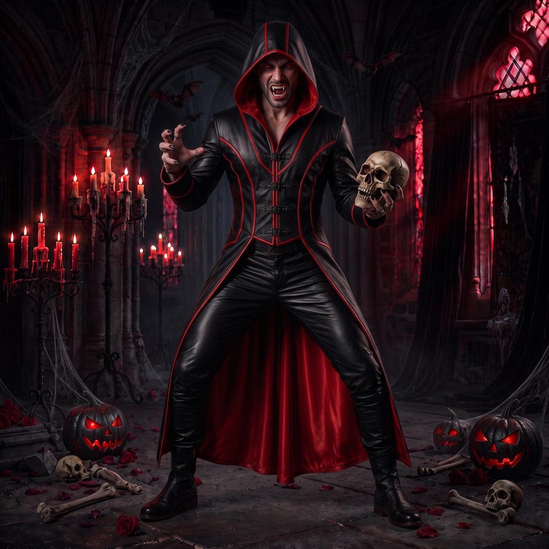 Gothic Vampire Cosplay Outfit image 6